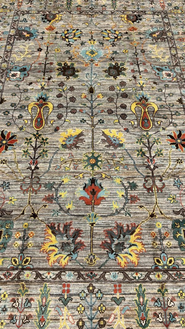 Persian Rug, Handmade Chobi Rang Wool Rug – 6x9 ft | Afghan Traditional Area Rug