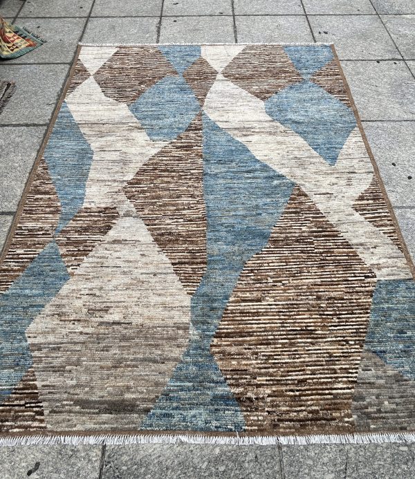 Moroccan Rug, Soft and Durable, Premium Wool, Area Rug, 10x8.6” ft