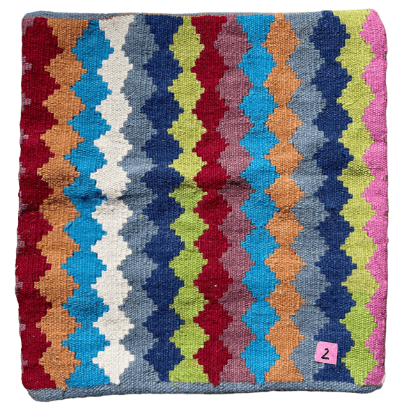 Handmade Kilim Cushion Cover (18x18 inches)