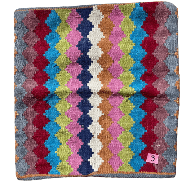 Handmade Kilim Cushion Cover (18x18 inches)