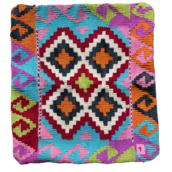 Handmade Kilim Cushion Cover (18x18 inches)