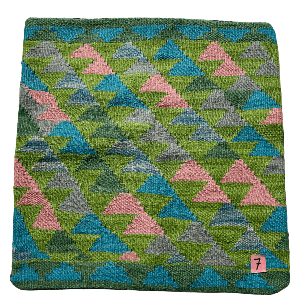 Handmade Kilim Cushion Cover (18x18 inches)
