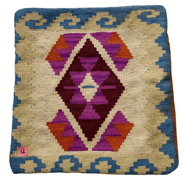 Handmade Kilim Cushion Cover (18x18 inches)