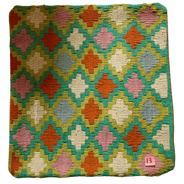 Handmade Kilim Cushion Cover (18x18 inches)