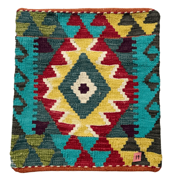 Handmade Kilim Cushion Cover (18x18 inches)