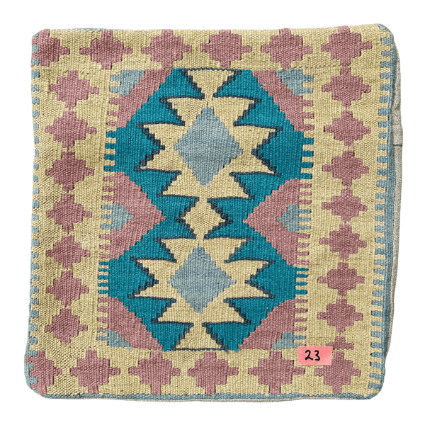 Handmade Kilim Cushion Cover (18x18 inches)