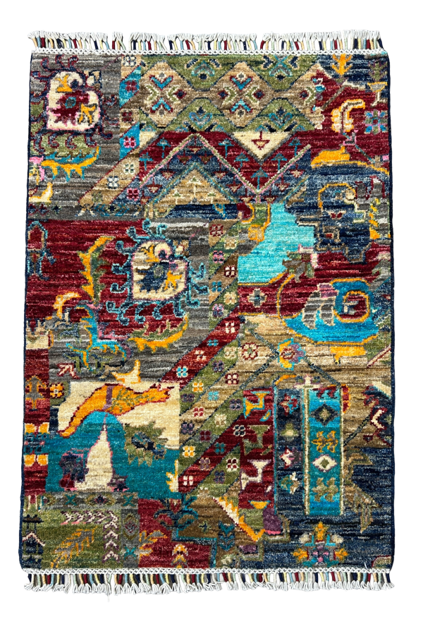 Heritage Touch – Handwoven Persian Accent Rug 2'2"x3'2"
