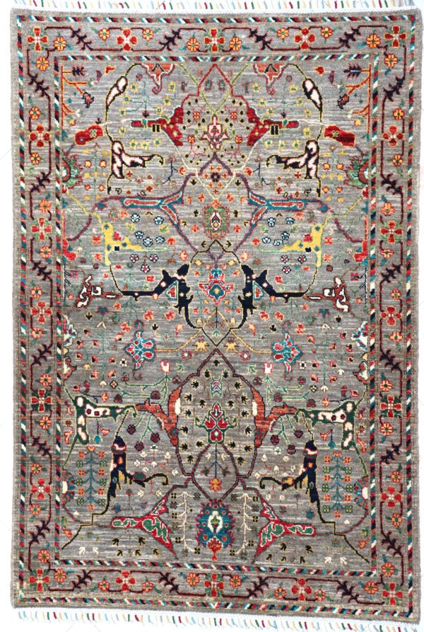 Artisan Authentic Handmade Wool Rug (6x4) – One of a Kind Design