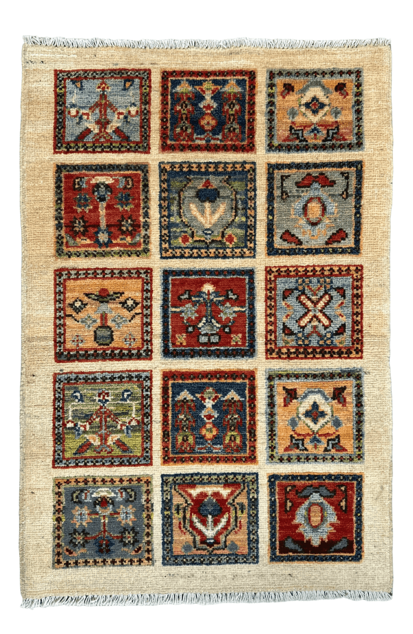 Artisan Afghan 2x3 Rug – Traditional Handwoven Wool Design