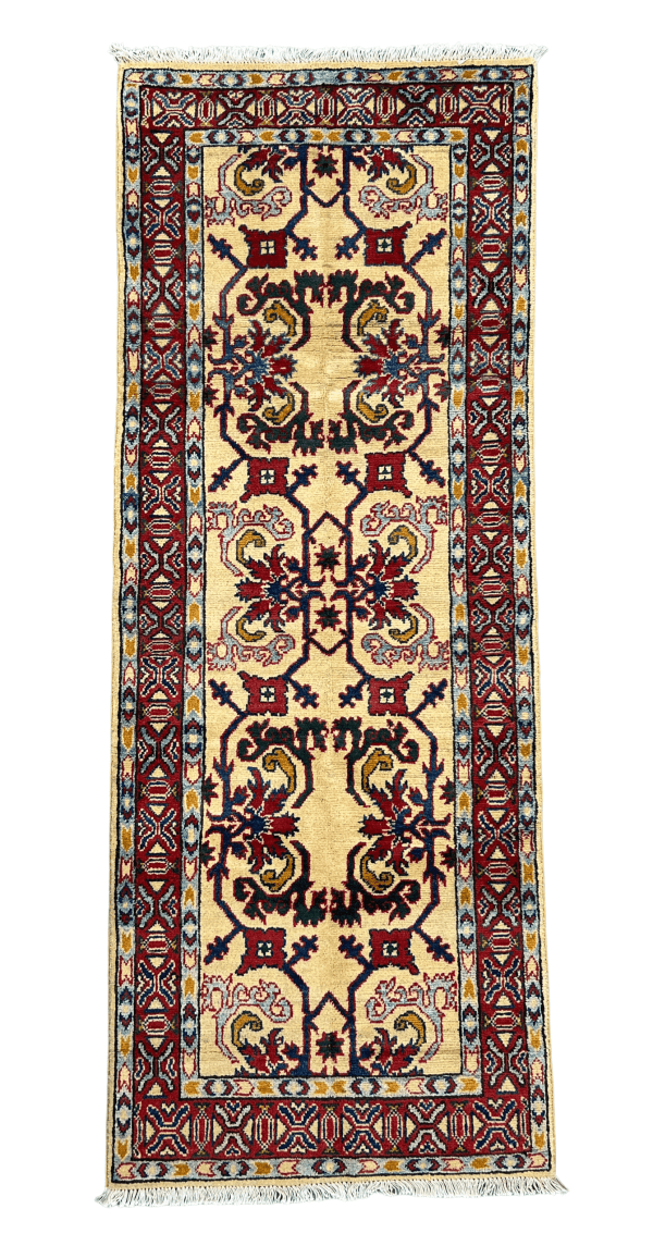 Handmade Runner Rug (2’7”x 6’10”)– Traditional Wool Hallway Runner